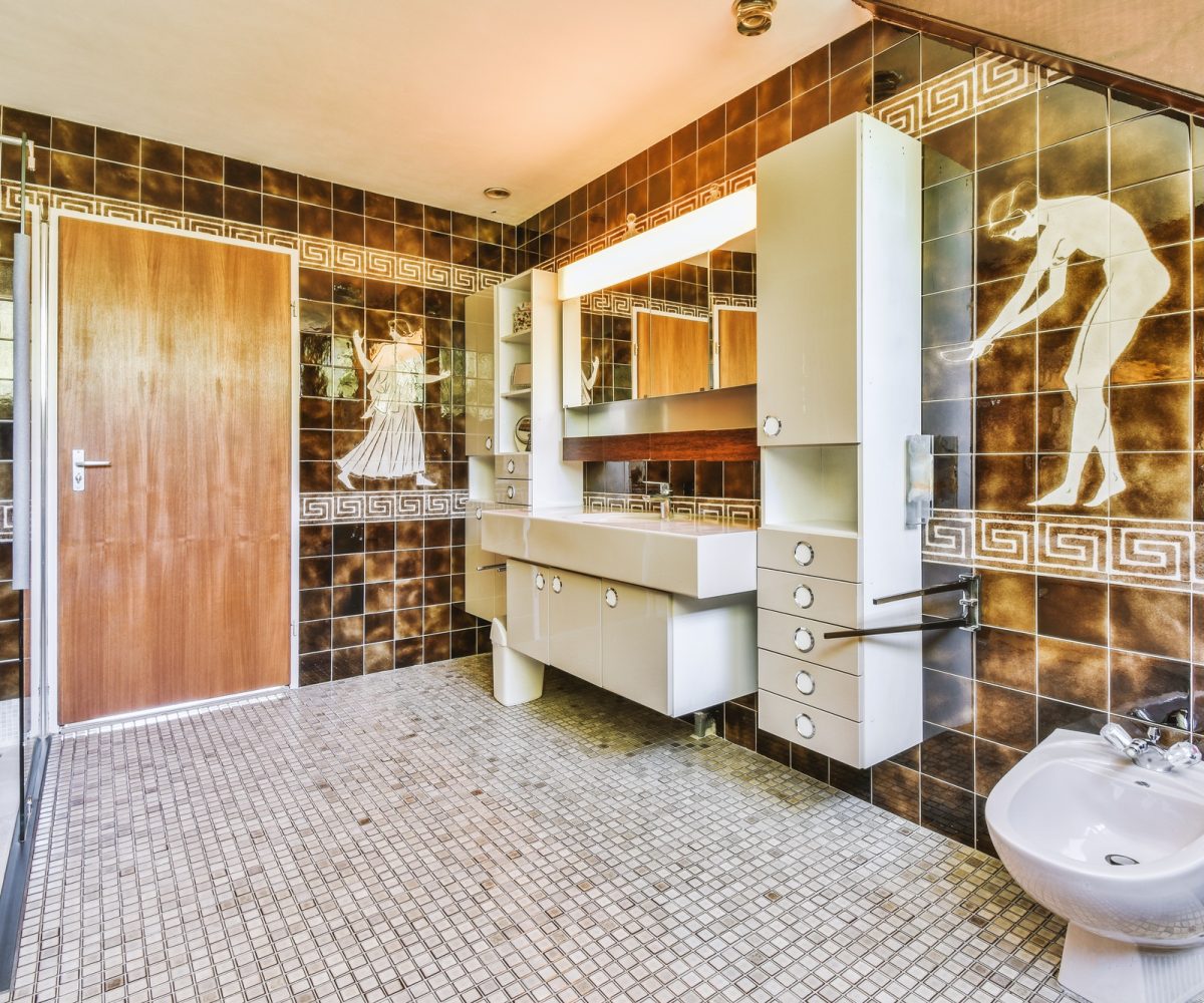 Interior of a bathroom