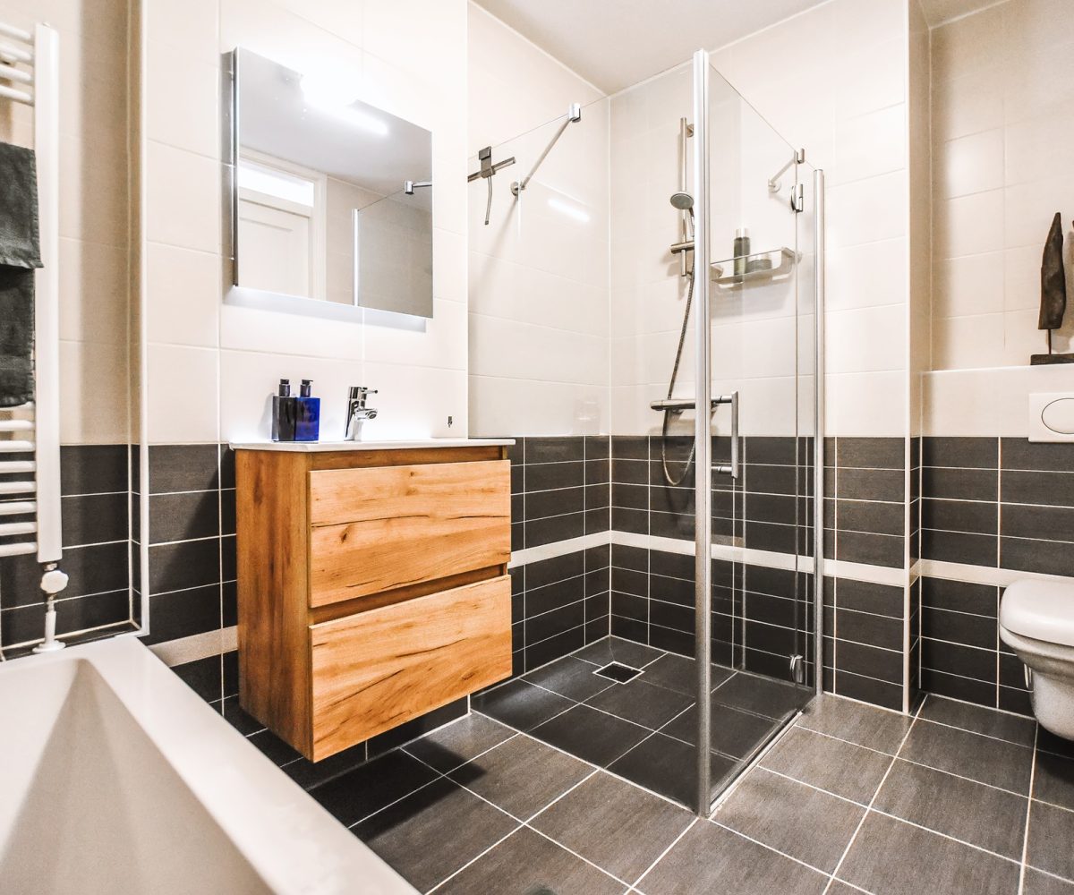 Interior of bathroom